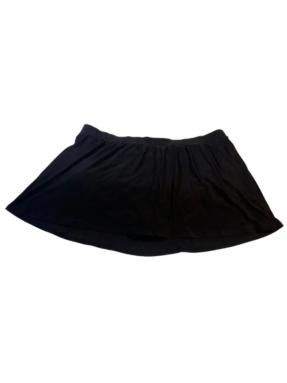 Sonnet shores Womens Plus Size 22W Black Swim Skirt Bottom With Built-In briefs